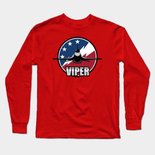 F-16 Viper Patch Long Sleeve T-Shirt